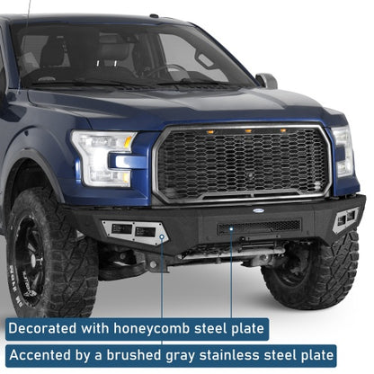 Aftermarket Guardian Ⅰ Front Bumper For 2015-2017 Ford F-150(Excluding Raptor) - Ultralisk4x4