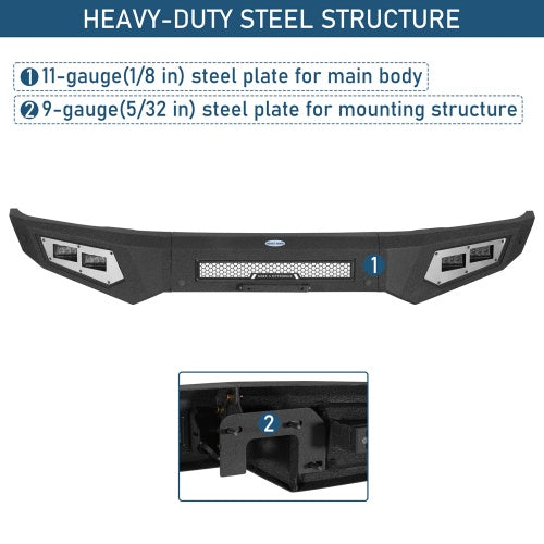 Aftermarket Guardian Ⅰ Front Bumper For 2015-2017 Ford F-150(Excluding Raptor) - Ultralisk4x4