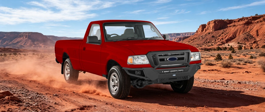 ExplorerX Off‑Road Winch Tube Front Bumper For 1998-2011 Ford Ranger - Ultralisk4x4