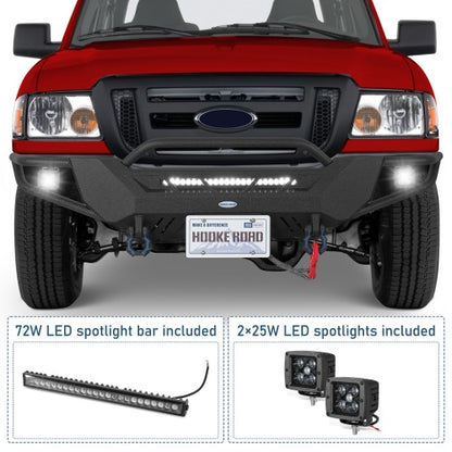 ExplorerX Off‑Road Winch Tube Front Bumper For 1998-2011 Ford Ranger - Ultralisk4x4
