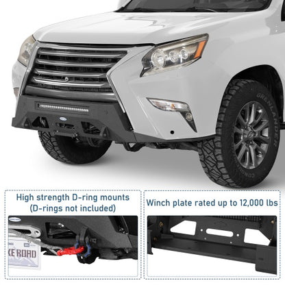 Blink Stubby Front Bumper For 2014-2023 Lexus GX460 - Ultralisk4x4