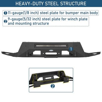 Blink Stubby Front Bumper For 2014-2023 Lexus GX460 - Ultralisk4x4