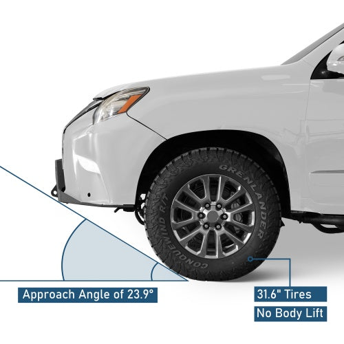 Blink Stubby Front Bumper For 2014-2023 Lexus GX460 - Ultralisk4x4