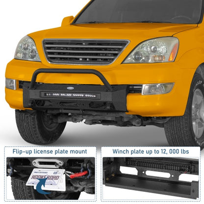 Blink Stubby Front Bumper w/ 12K Winch Plate for 03-09 Lexus GX470 - Ultralisk4x4