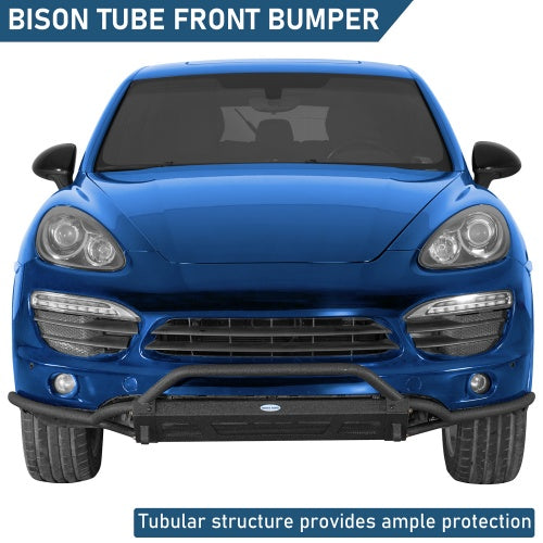 Bison Series Tube Front Bumper for 2011-2014  Porsche Cayenne 958.1 - Ultralisk 4x4