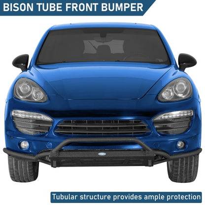 Bison Series Tube Front Bumper for 2011-2014  Porsche Cayenne 958.1 - Ultralisk 4x4