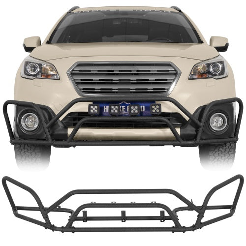 Aggressive Front Bumper Rally Tubular Bumper 2015-2019 Subaru Outback - Ultralisk4x4