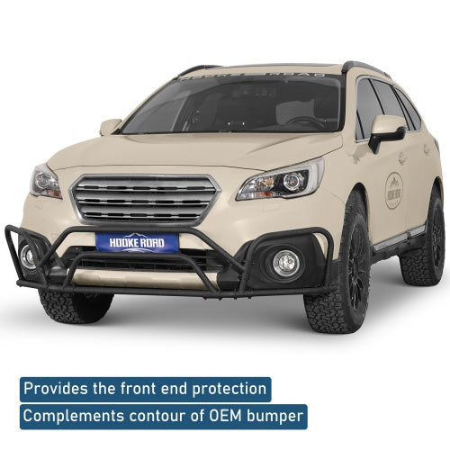 Aggressive Front Bumper Rally Tubular Bumper 2015-2019 Subaru Outback - Ultralisk4x4