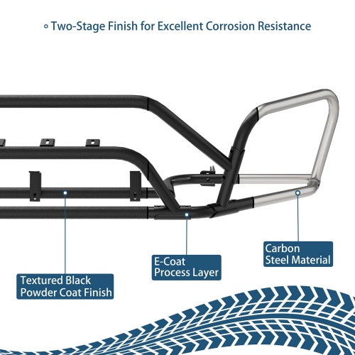 Aggressive Front Bumper Rally Tubular Bumper 2015-2019 Subaru Outback - Ultralisk4x4