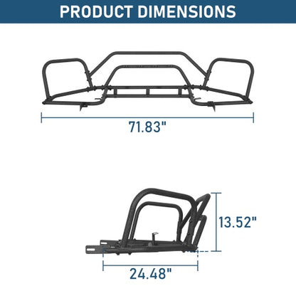 Aggressive Front Bumper Rally Tubular Bumper 2015-2019 Subaru Outback - Ultralisk4x4