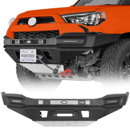 Phantom Full Width Front Bumper w/ Winch Plate & LED DRL Lights For 2014-2024 Toyota 4Runner - Ultralisk4x4