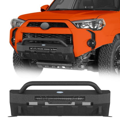 Ultralisk4x4 Blink Stubby Front Bumper with Bull Bar - Fits 2014-2024 Toyota 4Runner (Excludes Limited & Nightshade)