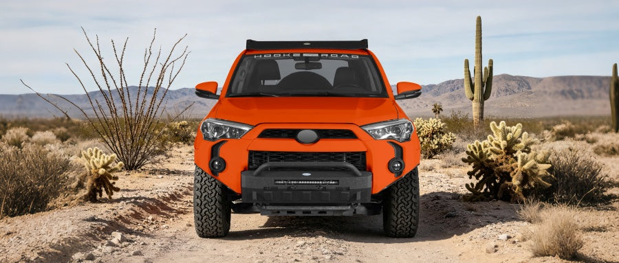 Ultralisk4x4 Blink Stubby Front Bumper with Bull Bar - Fits 2014-2024 Toyota 4Runner (Excludes Limited & Nightshade)
