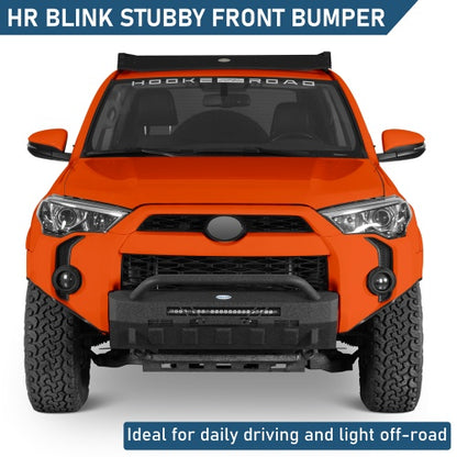 Ultralisk4x4 Blink Stubby Front Bumper with Bull Bar - Fits 2014-2024 Toyota 4Runner (Excludes Limited & Nightshade)