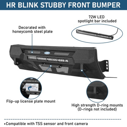 Ultralisk4x4 Blink Stubby Front Bumper - Fits 2014-2024 Toyota 4Runner (Excludes Limited & Nightshade)
