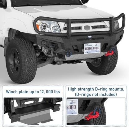 ExplorerX Front Bumper w/ Grille Guard For 2003-2005 Toyota 4Runner - Ultralisk4x4