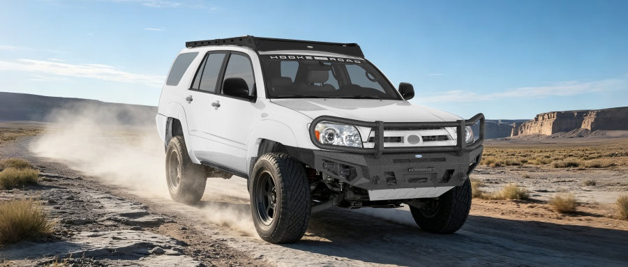 ExplorerX Front Bumper w/ Grille Guard For 2003-2005 Toyota 4Runner - Ultralisk4x4