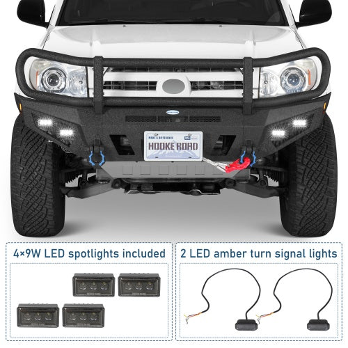 ExplorerX Front Bumper w/ Grille Guard For 2003-2005 Toyota 4Runner - Ultralisk4x4