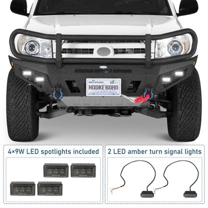 ExplorerX Front Bumper w/ Grille Guard For 2003-2005 Toyota 4Runner - Ultralisk4x4