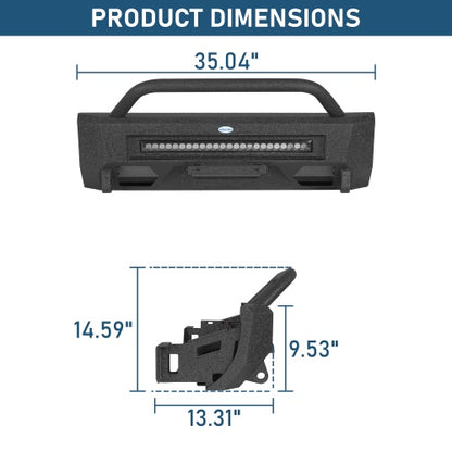 Blink Stubby Front Bumper for 2003-2005 Toyota 4Runner - Ultralisk4x4