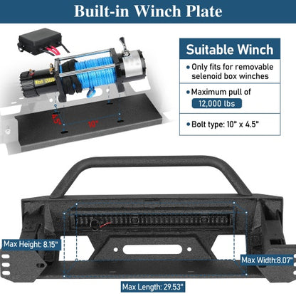 Blink Stubby Front Bumper for 2003-2005 Toyota 4Runner - Ultralisk4x4