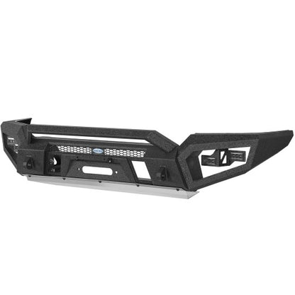 Zenith Full-Width Front Bumper w/ Winch Plate For 16-23 Toyota Tacoma - Ultralisk4x4