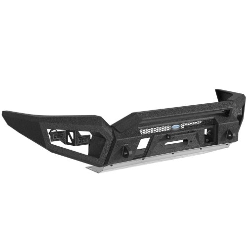 Zenith Full-Width Front Bumper w/ Winch Plate For 16-23 Toyota Tacoma - Ultralisk4x4