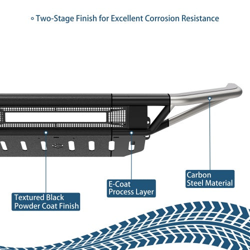 Ultralisk Baja Tubular Front Bumper - (2014-2021 Toyota Tundra Models)
