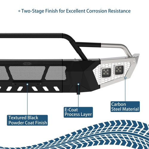 Ultralisk4x4 Earthshaker Front Bumper For 2014-2021 Toyota Tundra Models