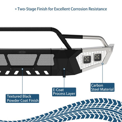 Ultralisk4x4 Earthshaker Front Bumper For 2014-2021 Toyota Tundra Models