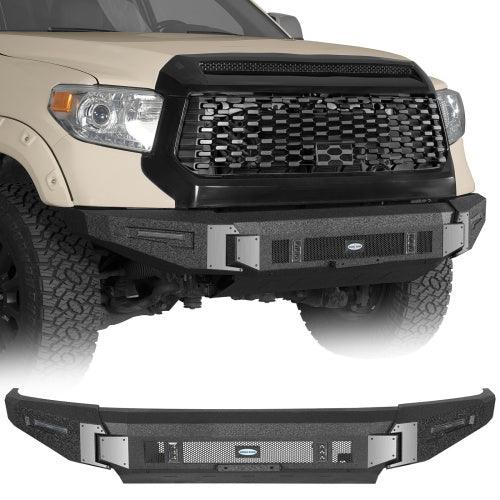 Falcon Full‑Width Front Bumper w/ Skid Plate for 2014‑2021 Toyota Tundra - Ultralisk4x4