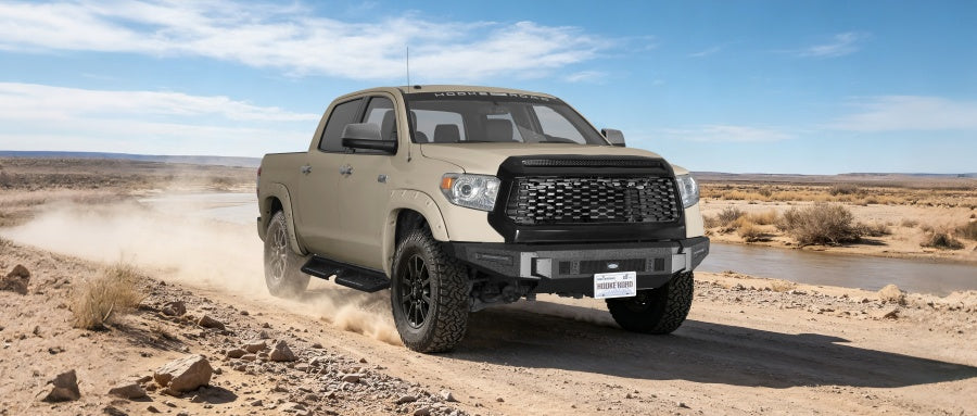 Falcon Full‑Width Front Bumper w/ Skid Plate for 2014‑2021 Toyota Tundra - Ultralisk4x4
