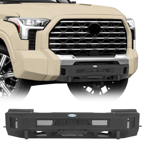 Stubby Front Bumper w/ Winch Plate & LED for 2022-2026 Toyota Tundra Ultralisk4x4