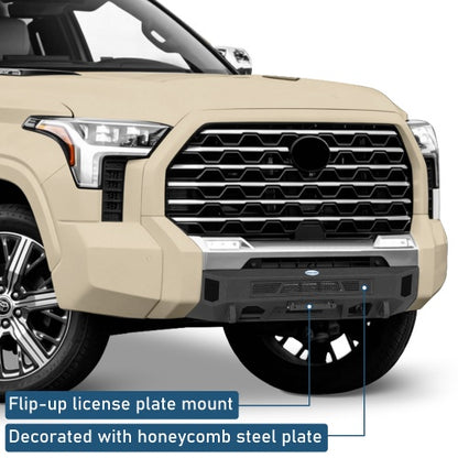 Stubby Front Bumper w/ Winch Plate & LED for 2022-2026 Toyota Tundra Ultralisk4x4