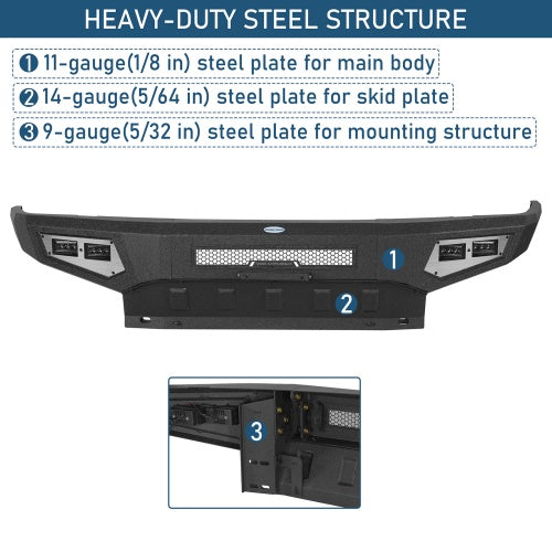 Guardian Ⅰ Full-Width Front Bumper For 2000-2006 Toyota Tundra - Ultralisk4x4