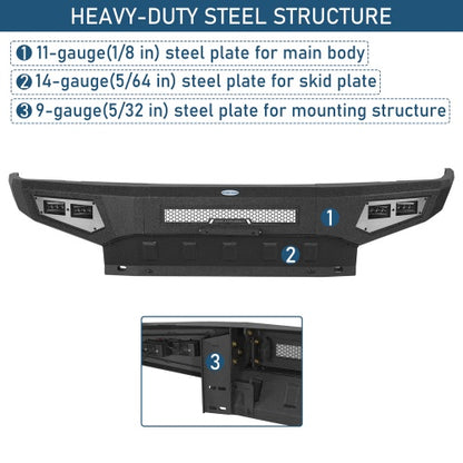 Guardian Ⅰ Full-Width Front Bumper For 2000-2006 Toyota Tundra - Ultralisk4x4