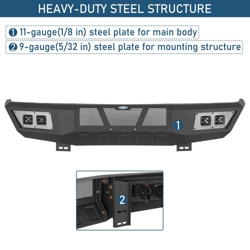 Guardian Ⅱ Full-Width Front Bumper For 2000-2006 Toyota Tundra - Ultralisk4x4