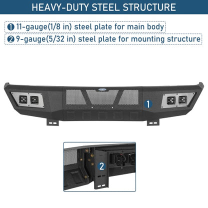 Guardian Ⅱ Full-Width Front Bumper For 2000-2006 Toyota Tundra - Ultralisk4x4