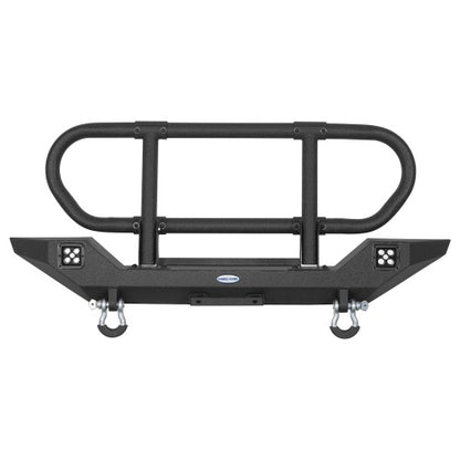 1987-2006 Jeep Wrangler YJ/TJ - Rock Crawler Front Bumper w/ Grille Guard Brush Guard - Ultralisk4x4