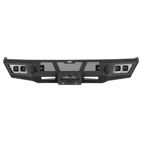 Discovery Ⅱ Front Bumper w/ Winch Plate & LED Spotlights For 2008-2026 Ford E-350 - Ultralisk4x4