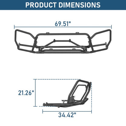 Front Bumper Rally Tubular Bumper (2014-2018 Subaru Forester models) - Ultralisk4x4