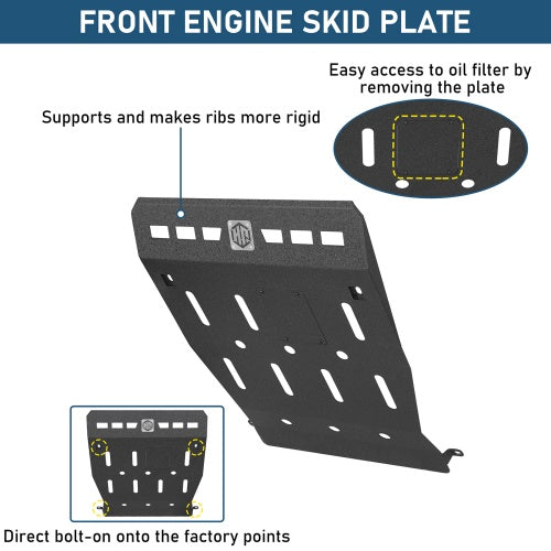 Front Engine Skid Plate For 2003-2018 Porsche Cayenne 955 957 958 - Ultralisk4x4