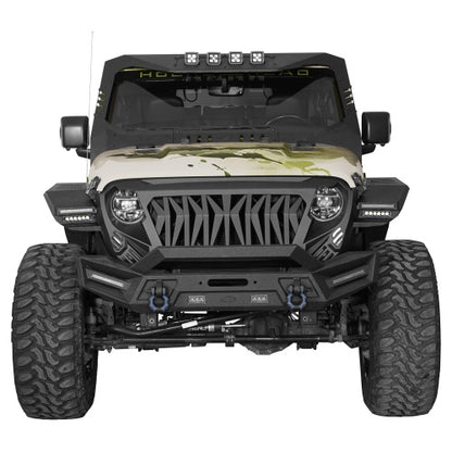 Phantom Front Fender Flares w/ LED Lights & Turn Signal Lights For 2018-2026 Jeep Wrangler JL & Gladiator JT - Ultralisk4x4