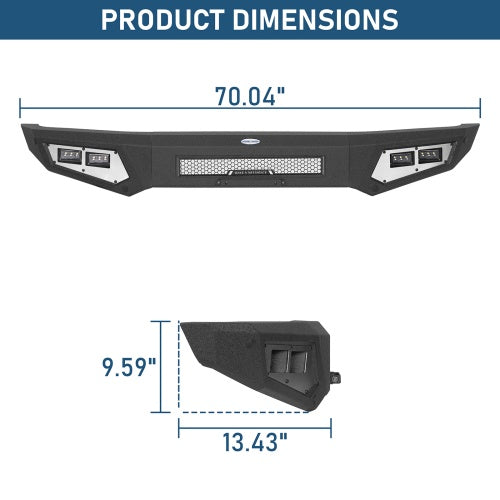 Guardian Ⅰ Front Bumper For 2021-2026 Ford Bronco (Excluding Raptor) - Ultralisk4x4