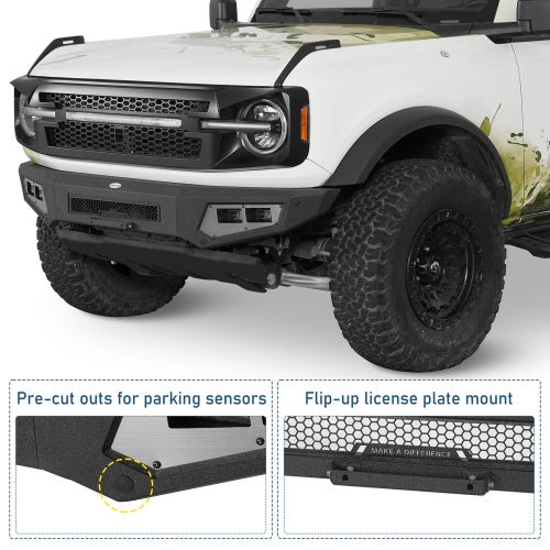 Guardian Ⅰ Front Bumper For 2021-2026 Ford Bronco (Excluding Raptor) - Ultralisk4x4
