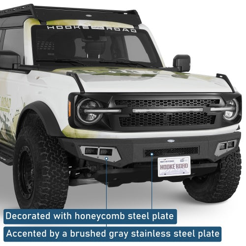 Guardian Ⅰ Front Bumper For 2021-2026 Ford Bronco (Excluding Raptor) - Ultralisk4x4