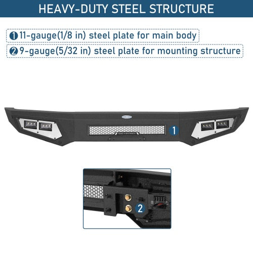 Guardian Ⅰ Front Bumper For 2021-2026 Ford Bronco (Excluding Raptor) - Ultralisk4x4