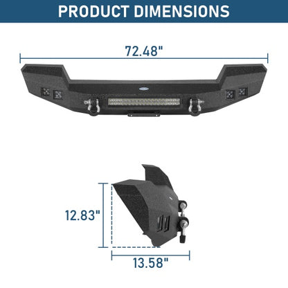 Jeep Wrangler & Gladiator Climber Offroad Front Bumper(18-26 JL & 20-26 JT)- ultralisk4x4