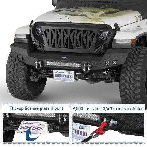 Jeep Wrangler & Gladiator Climber Offroad Front Bumper(18-26 JL & 20-26 JT)- ultralisk4x4