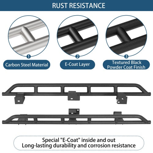 Tube Slider Rocker Guards For 1995-2005 Chevy S10 Blazer 4-Door - Ultralisk4x4